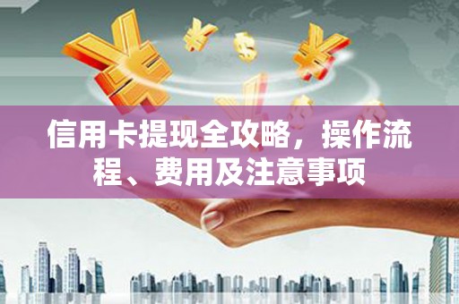 桃园信用卡提现全攻略，操作流程、费用及注意事项