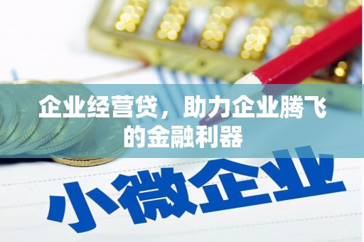 桃园企业经营贷，助力企业腾飞的金融利器