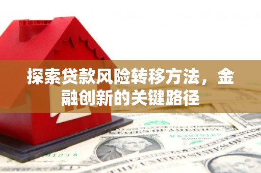 桃园探索贷款风险转移方法，金融创新的关键路径