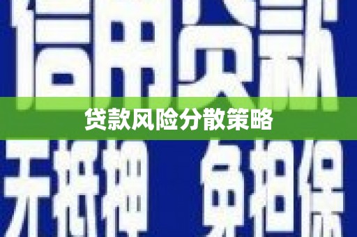 桃园贷款风险分散策略