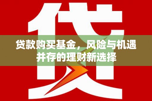 桃园贷款购买基金，风险与机遇并存的理财新选择