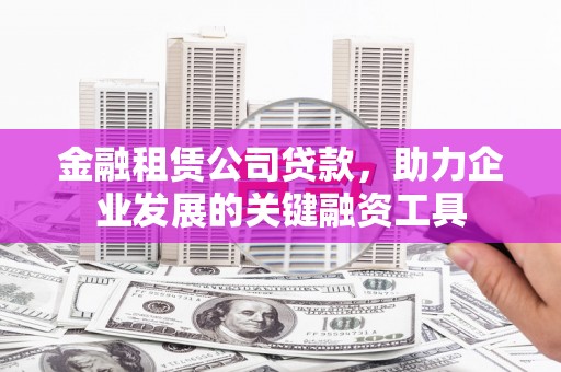 桃园金融租赁公司贷款，助力企业发展的关键融资工具
