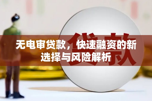 桃园无电审贷款，快速融资的新选择与风险解析