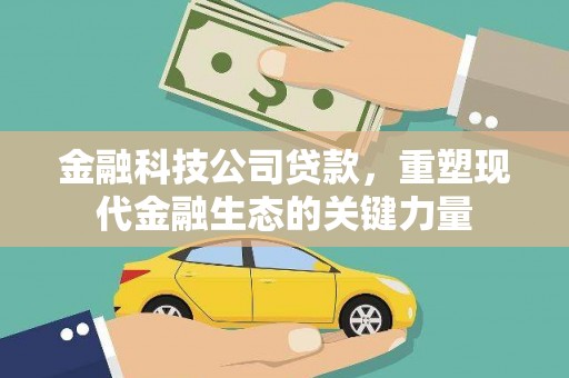 桃园金融科技公司贷款，重塑现代金融生态的关键力量