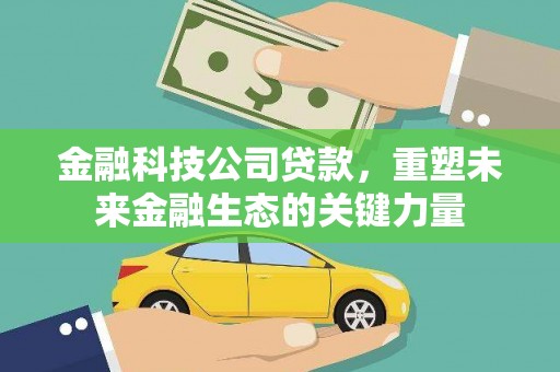 桃园金融科技公司贷款，重塑未来金融生态的关键力量