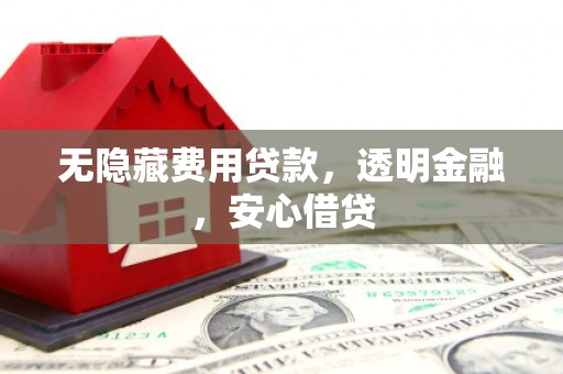 桃园无隐藏费用贷款，透明金融，安心借贷