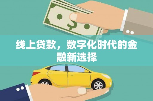 桃园线上贷款，数字化时代的金融新选择