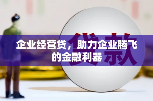 桃园企业经营贷，助力企业腾飞的金融利器