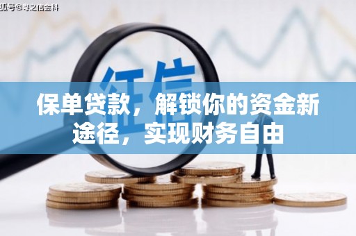 桃园保单贷款，解锁你的资金新途径，实现财务自由