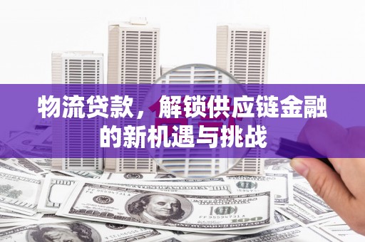 桃园物流贷款，解锁供应链金融的新机遇与挑战