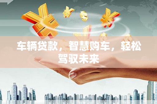 桃园车辆贷款，智慧购车，轻松驾驭未来