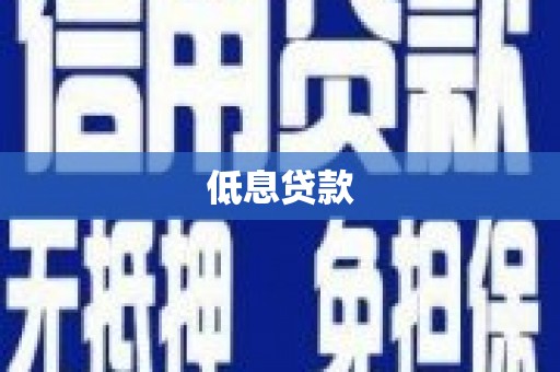 桃园低息贷款